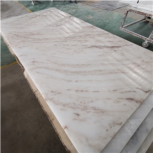 New Translucent Polished Alabaster Onyx Sheet
