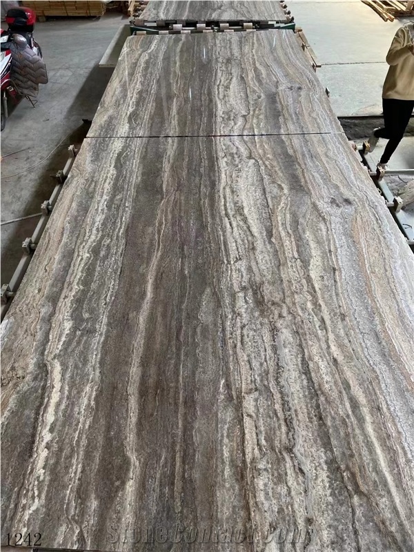 Iran Silver Grey Travertine Persian Persiano In China Market