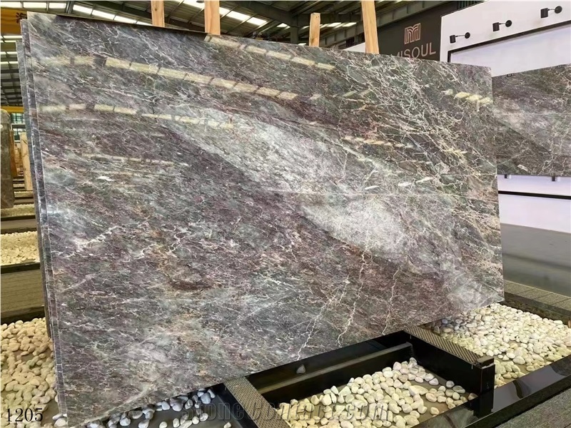 Italy Saint Laurent Grey Marble Slab In China Stone Market