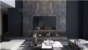 Italy Saint Laurent Grey Marble Slab In China Stone Market