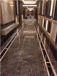 Italy Saint Laurent Grey Marble Slab In China Stone Market