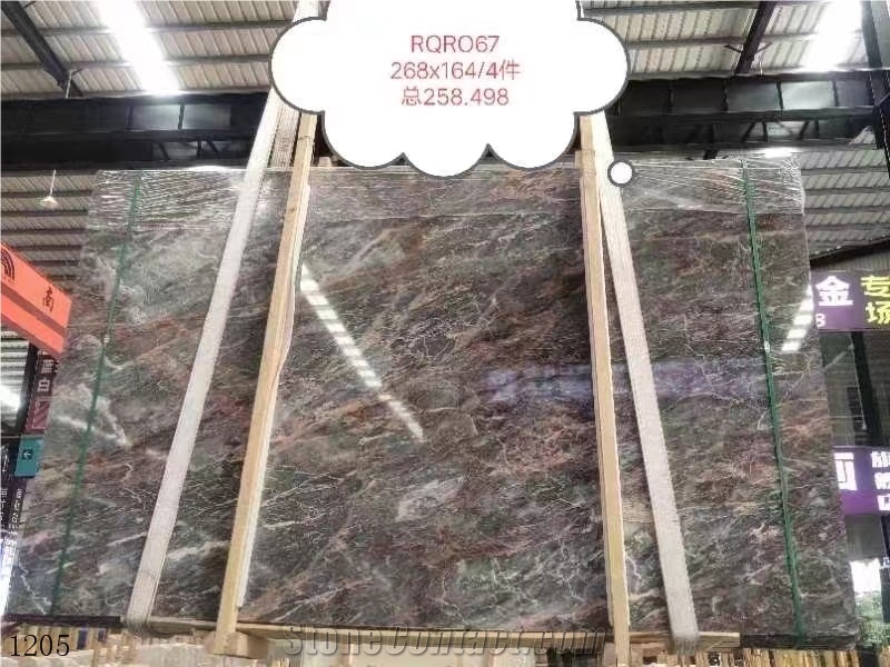 Italy Saint Laurent Grey Marble Slab In China Stone Market