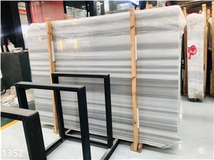 Marmara Equator Marble Zebra Asher Fluid Slab Wall Tile