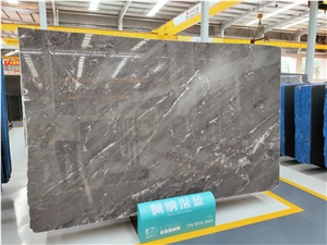 Tlupana Blue Grey Marble West Coast Mist Slab Tile
