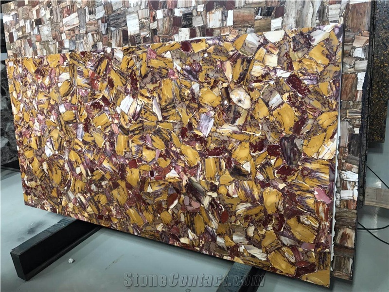 Goldtop Stone OEM/ODM Mookaite Gemstone Big Slab