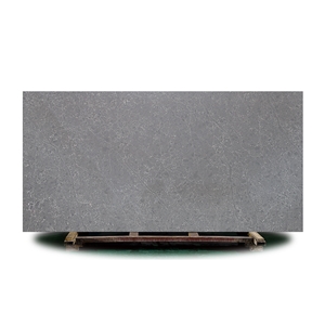 Gorgeous Gold Veins Grey Calacatta Quarts Slab
