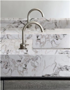 Commercial Natural Stone Fendi White Marble Big Slab