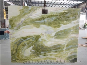 Dream Green Paradise Jade Marble Big Slab