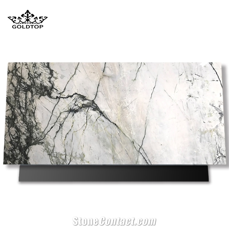Green Clivia Miniata Marble Big Slab
