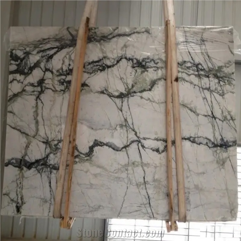 Green Clivia Miniata Marble Big Slab