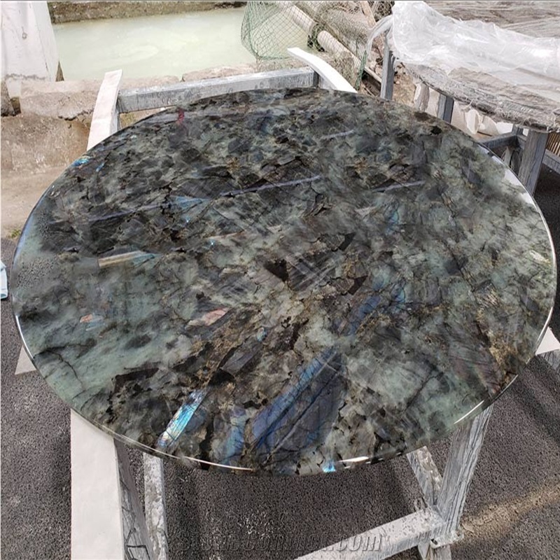 Natural Luxury Labradorite Blue Granite Slabs And Tiles