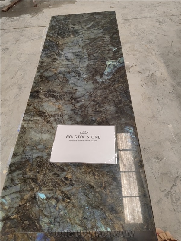 Natural Luxury Labradorite Blue Granite Slabs And Tiles