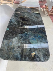 Natural Luxury Labradorite Blue Granite Slabs And Tiles