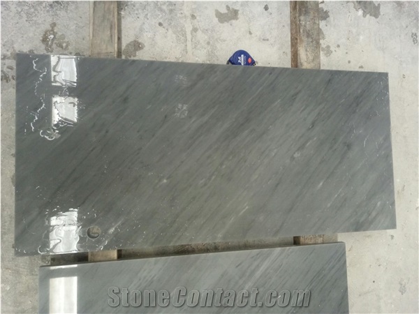 Polished Bardiglio Nuvolato Grey Marble Big Slab