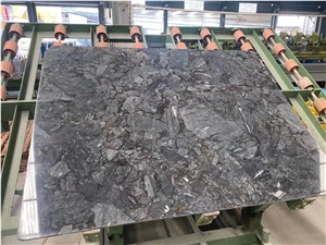 Amazon Blue Grey Marble Slab