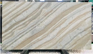 Brazil White Brown Corteccia Quartzite Slab