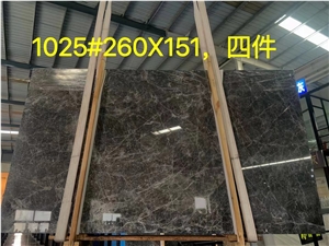 CHINA HOT Hermes  Dark Grey Marble Slab For Floor