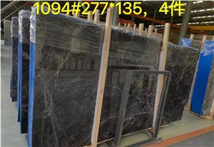 CHINA HOT Hermes  Dark Grey Marble Slab For Floor