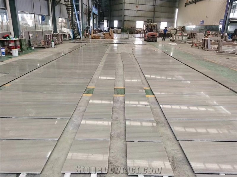 China Strong Natural Lyon Grey Quartzite Slab Tile For Hotel