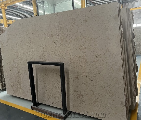 Germany Franken-Schotter Jura Beige Limestone Slab