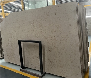 Germany Franken-Schotter Jura Beige Limestone Slab
