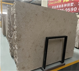 Germany Franken-Schotter Jura Beige Limestone Slab