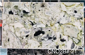 Hot Ice Jade Green Marble Slab Good Price