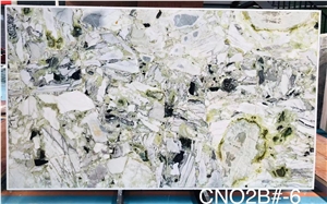 Hot Ice Jade Green Marble Slab Good Price