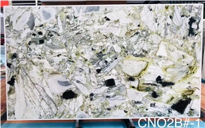 Hot Ice Jade Green Marble Slab Good Price