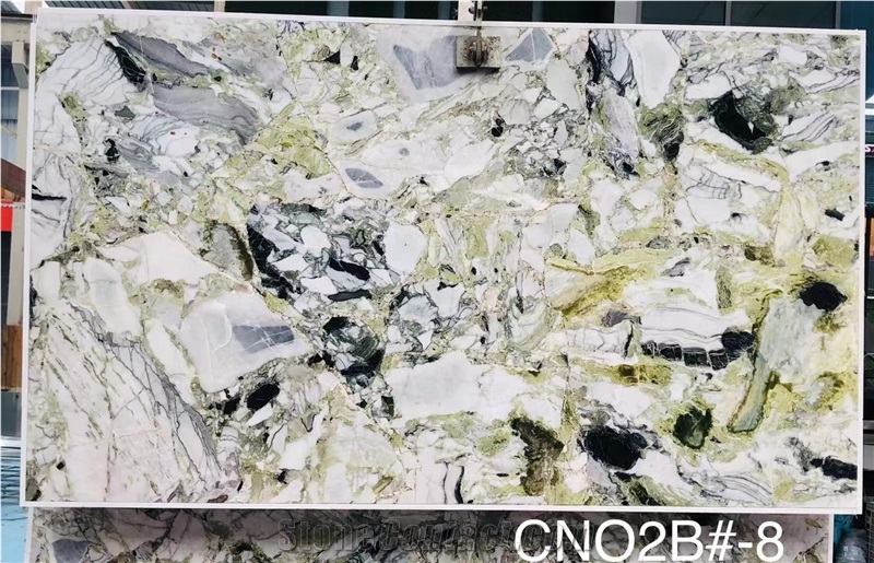 Hot Ice Jade Green Marble Slab Good Price