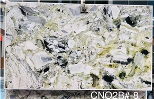Hot Ice Jade Green Marble Slab Good Price