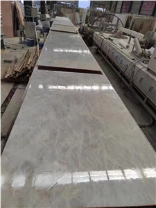 Luxury Brazil White Crystal Fjord Quartzite Slabs Luxury Brazil White Crystal Fjord Quartzite Slabs