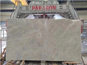Luxury Brazil White Crystal Fjord Quartzite Slabs