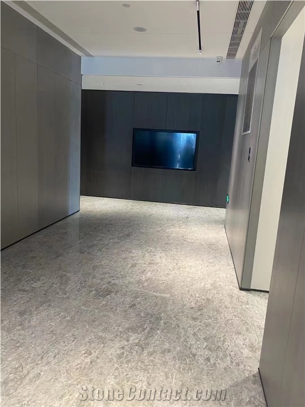 Maserati Grey Marble Slab Polish For Floor Wall Hotel