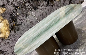 White Granite  Tea Table  Top