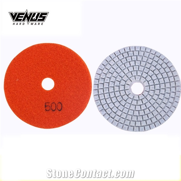 3Inch 4Inch Diamond Wet Use Flexible Granite Polishing Pads