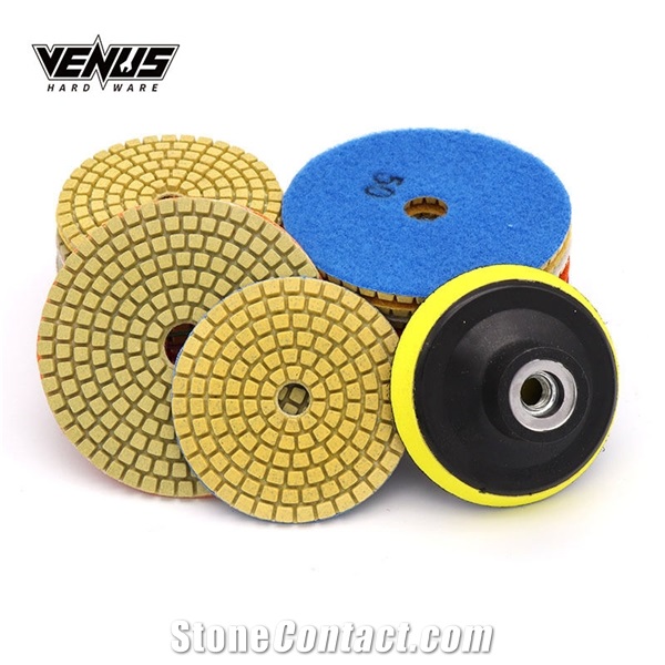 Customized 3In 4In Floor Hand Diamond Granite Polishing Pads