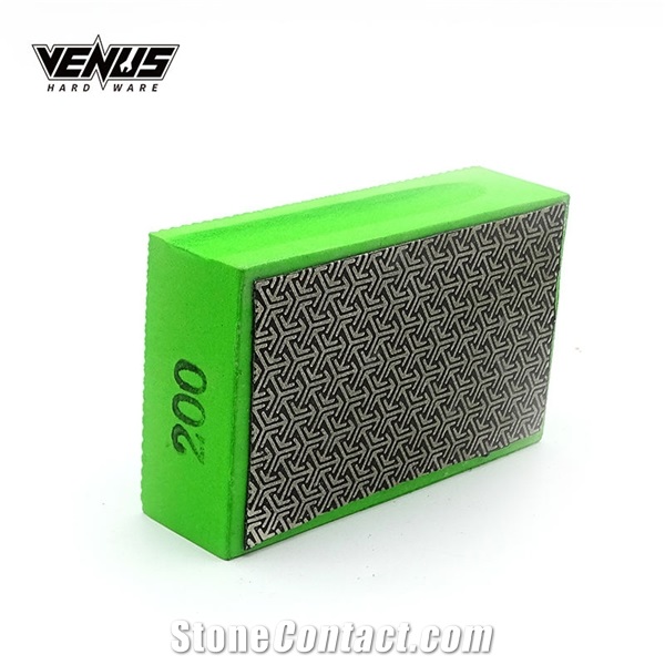 Diamond Electroplated Sponge Foam Hand Polishing Pads