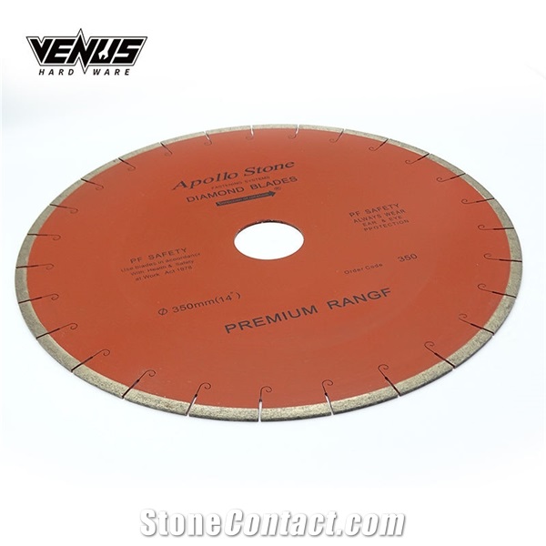 Red Circular Cutting Discs Segment Marble Saw Blades