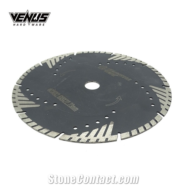 Triangle Teeth Protection Hot Press Turbo Marble Saw Blade