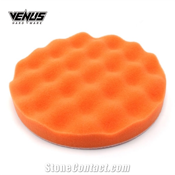 Wave Sponge Tray Orange Polishing Abrasive