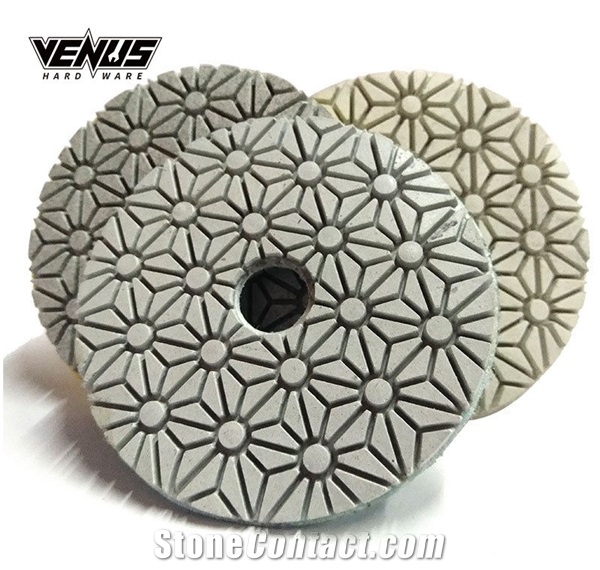 Wet Stone Grinder Polisher We 3 Steps Granite Polishing Pads