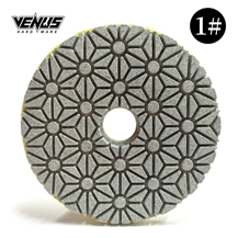 Wet Stone Grinder Polisher We 3 Steps Granite Polishing Pads