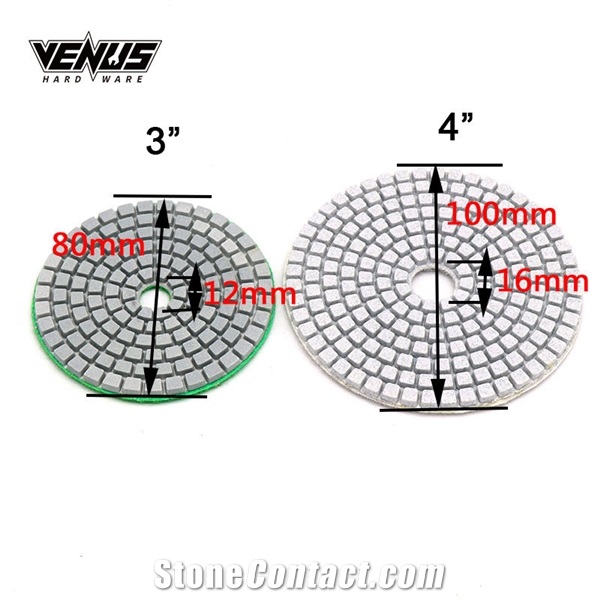 Wet Variable Speed Grinder Stone Granite Polishing Pads