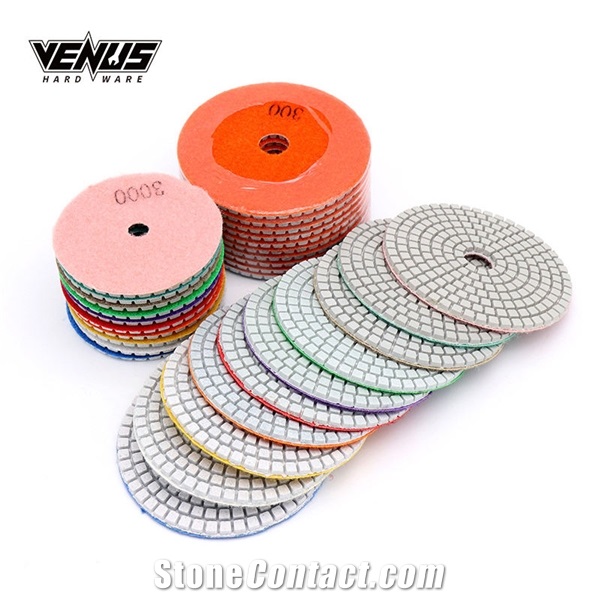 Wet Variable Speed Grinder Stone Granite Polishing Pads