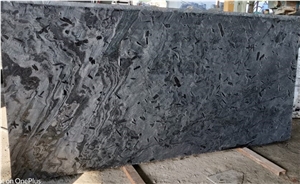 Indian Silver Grey Matrix Polished Surface Slate Tiles