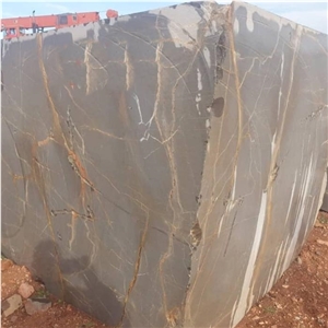 Armani Brown Marble Blocks With Golden Veins