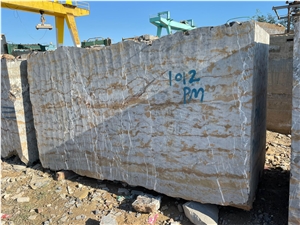 Black Gold And White Veins Marble, Portoro Marble Blocks