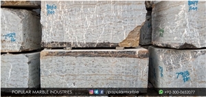 Black Gold And White Veins Marble, Portoro Marble Blocks