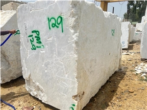 Sky White Marble Block From Pakistan